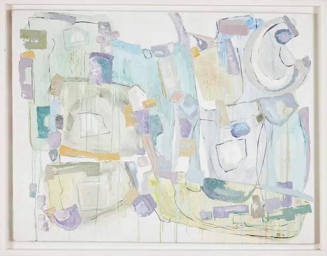 GERD NORDENSKJÖLD. Strävan efter renhet, olja på duk, 81 x 104 cm.
