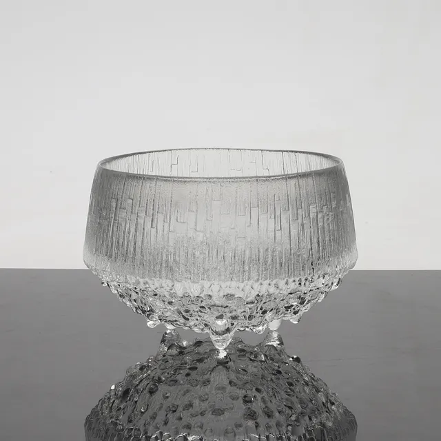 TAPIO WIRKKALA. skål, glas, "Ultima Thule", Iittala, Finland.