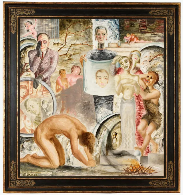 Stellan Mörner, Surrealistiskt sällskap.