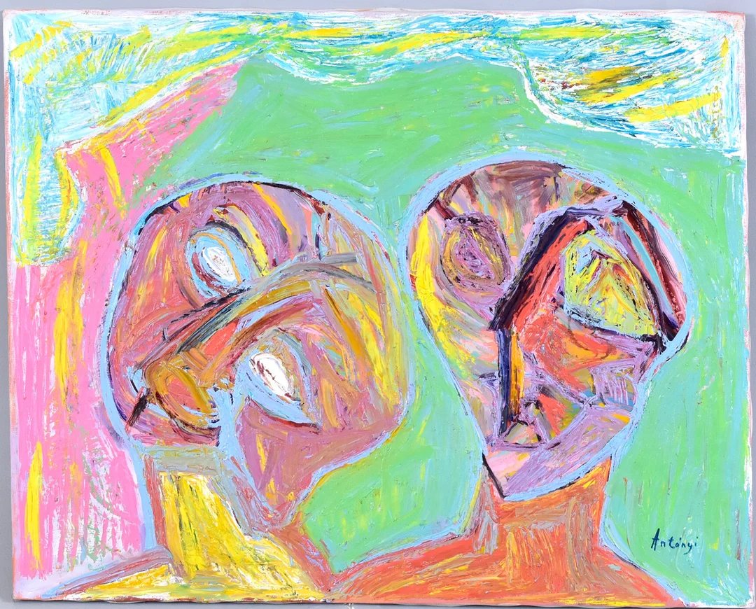 IMRE ANTONYI. Olja på duk. — Paintings — Halmstads Auktionskammare
