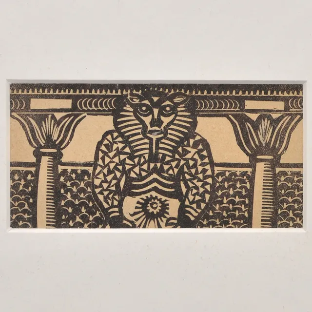 JEAN ALEXIS MORIN (1877 - 1940). "JEAN-MORIN", ORIGINAL HOLZSCHNITT, OHNE TITEL, 1934, IM PASSEPARTOUT.