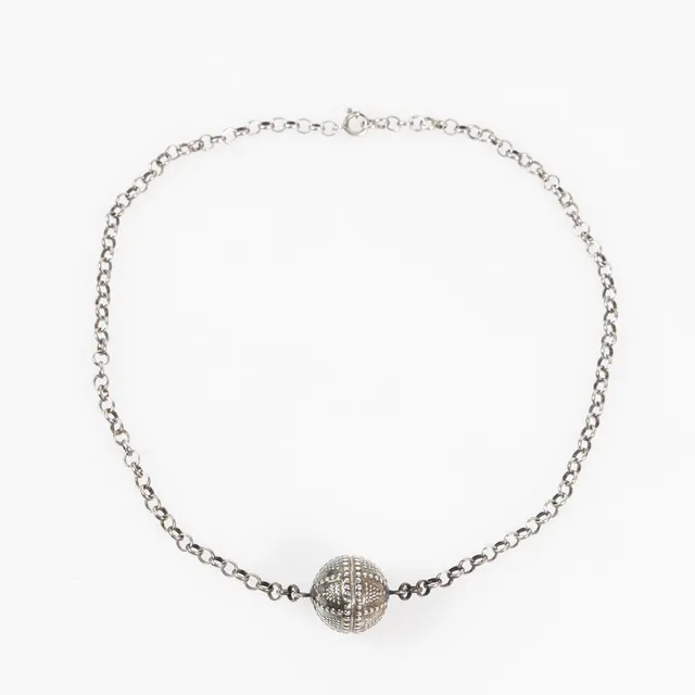 HALSBAND, sterlingsilver, ”Skatten från Halikko”, Kalevala Koru, Finland 1996.
