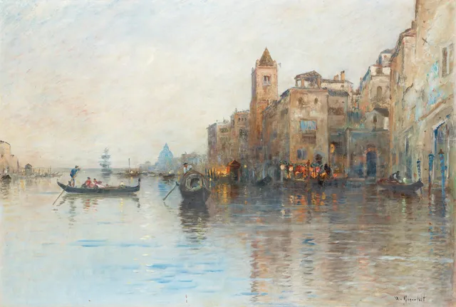 Wilhelm von Gegerfelt, Venetianskt kanalmotiv.