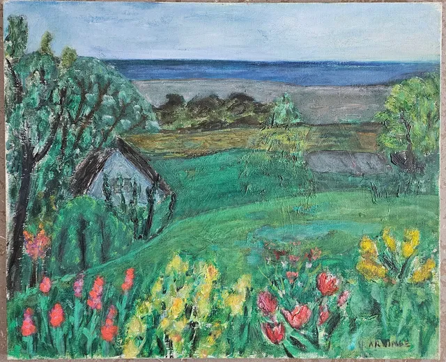 ULLA ARWINGE. Olja på duk, signerad U. Arwinge.