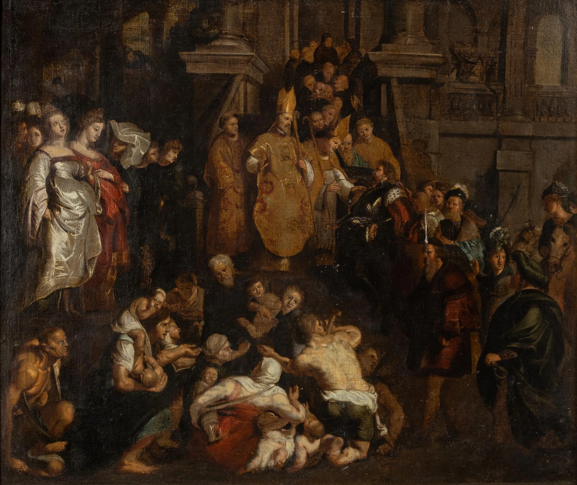 Peter Paul Rubens, efter, St Ignatius av Loyolas mirakler. — Konst/Äldre internationell konst — Bukowskis