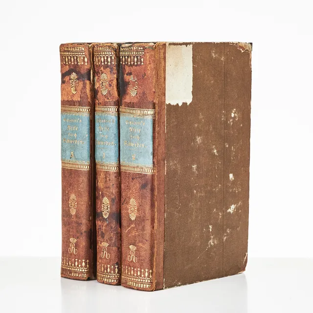 SCHUBERTS RESA I 3 VOLYMER, Leipzig 1823.