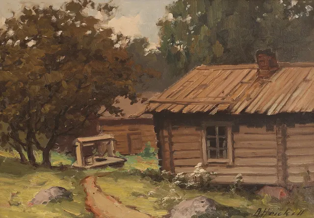 ARTHUR HEICKELL. Olja på duk, signerad.