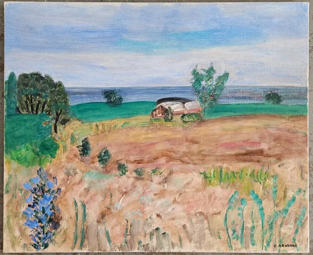 ULLA ARWINGE. Olja på duk, signerad U. Arwinge.