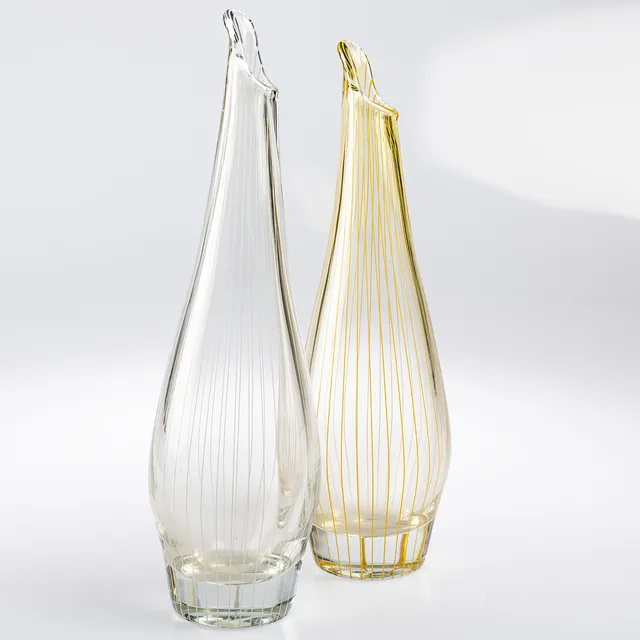 BENGT ORUP. Vaser, 2st, Johansfors Glasbruk.