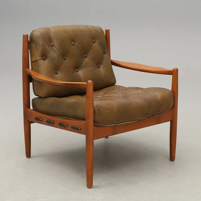 INGEMAR THILLMARK. FÅTÖLJ, "Läckö", OPE Möbler, 1960-tal.