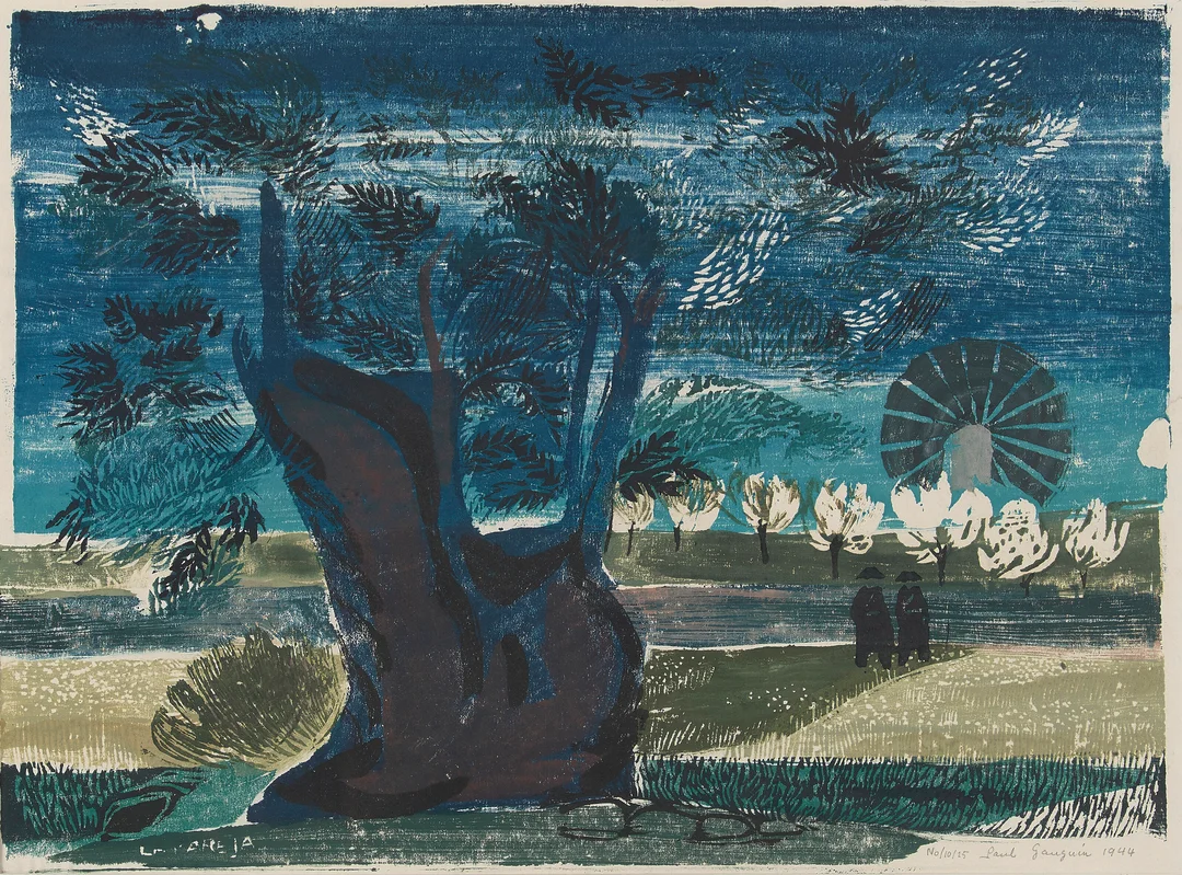 Gauguin, Paul René — "La Pareja" 1944 — Kunst/Grafikk — Blomqvist