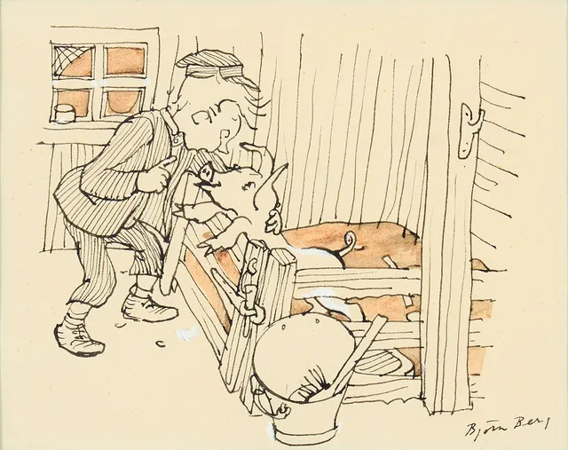 BJÖRN BERG. Emil och Griseknoen.