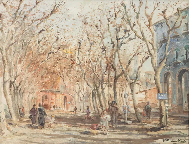 JOAQUIM MARSILLACH. Landscape.