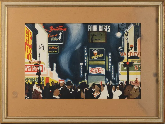 ADOLF HALLMAN (1893-1968). Offsettryck.