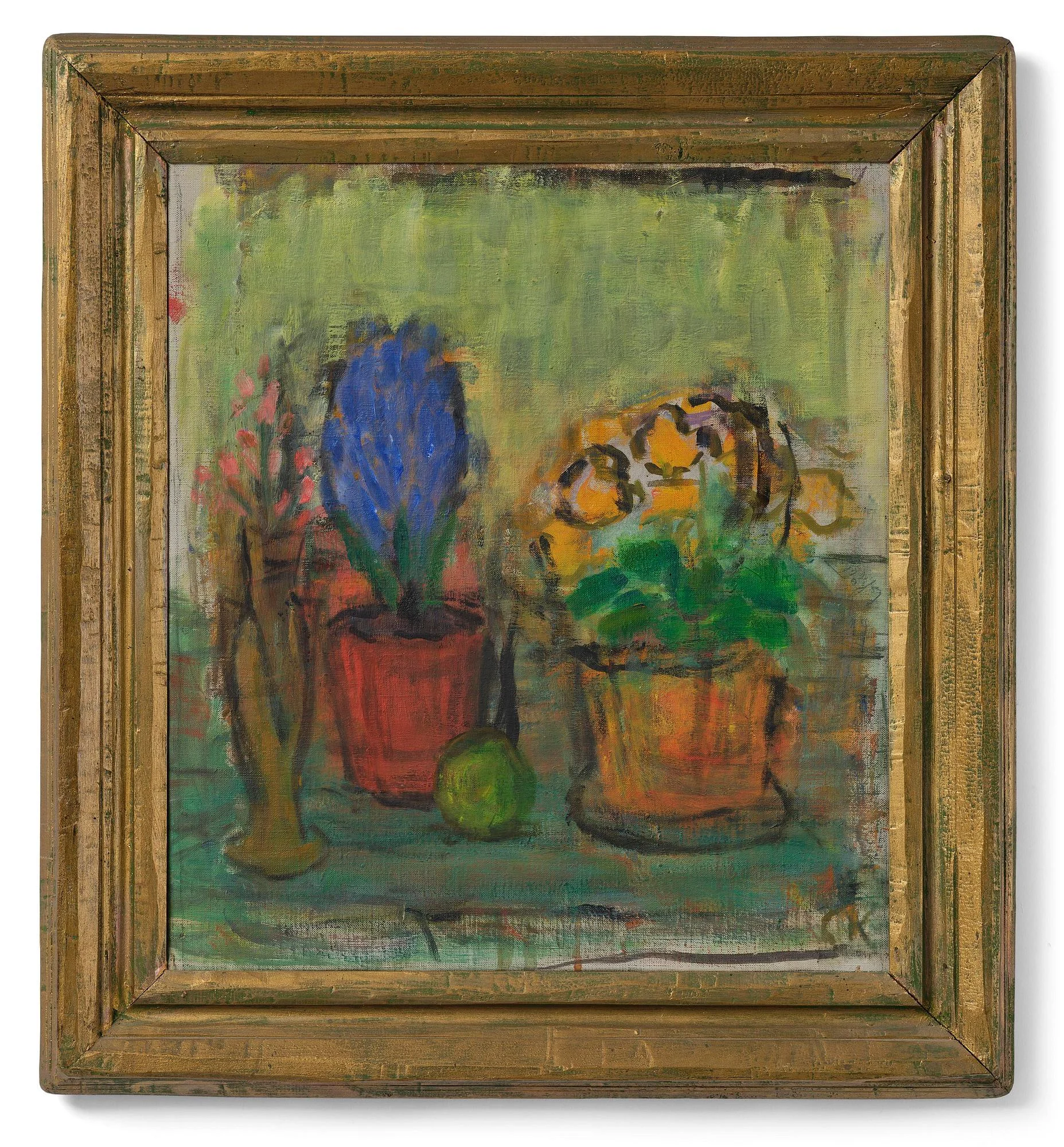 Carl Kylberg, "Hyacint och gula blommor". — Bukowskis