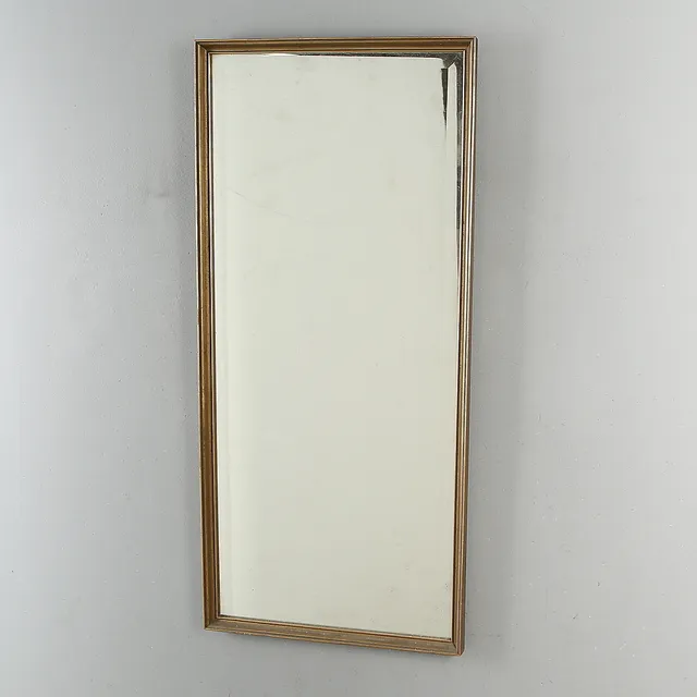 SPEGEL, med kanslipat glas, 1900-talets mitt.