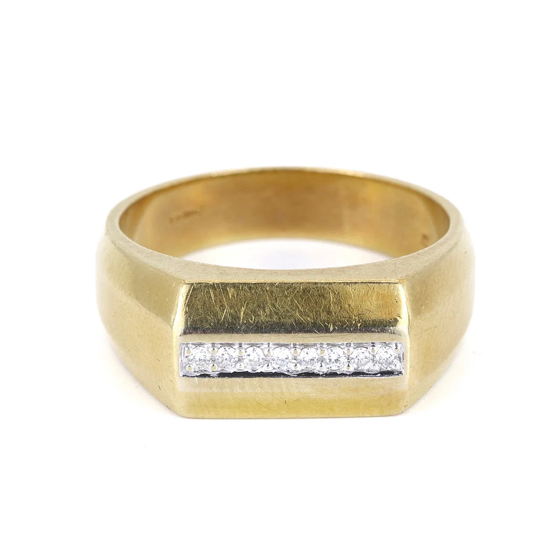 18CT GOLD DIAMOND RING. — Rings — Chalkwell Auctions