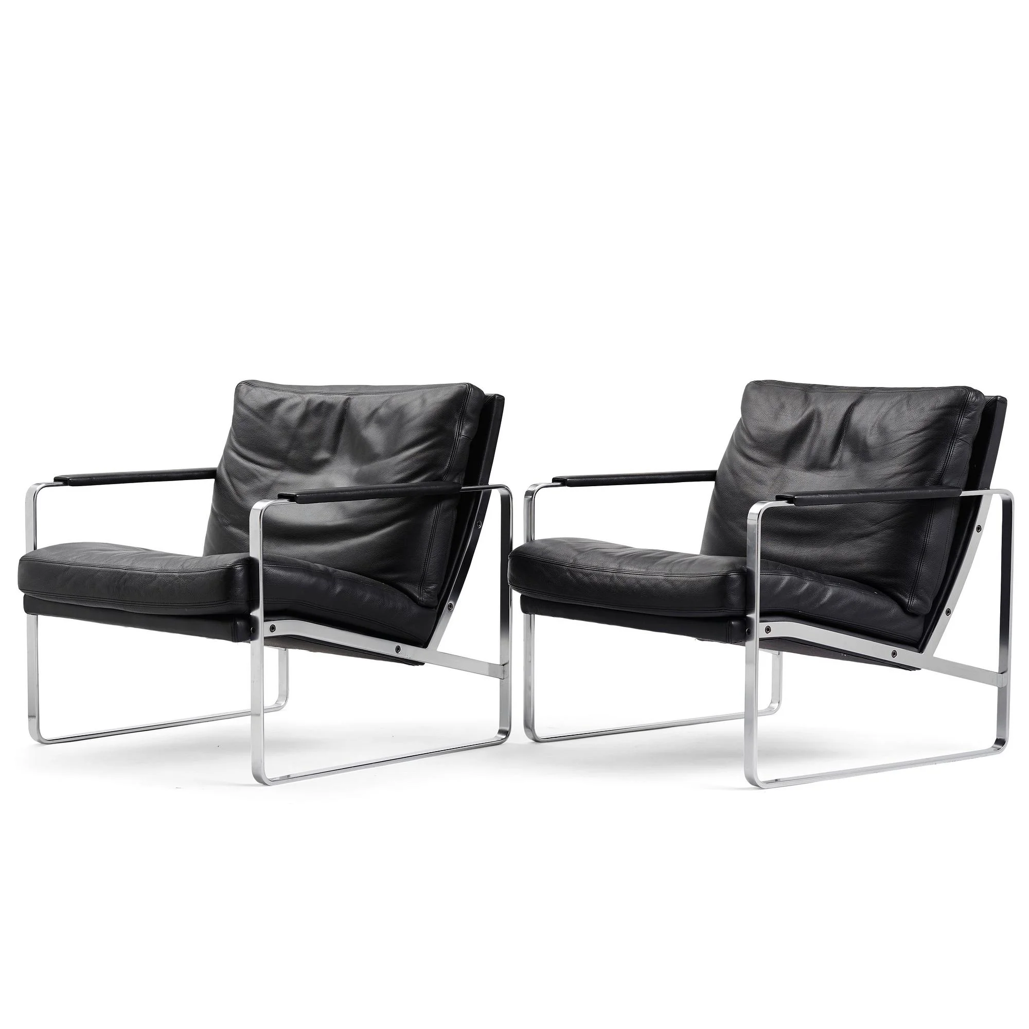 Preben Fabricius, fåtöljer 1 par, modell "710-10", Walter Knoll. — Bukowskis