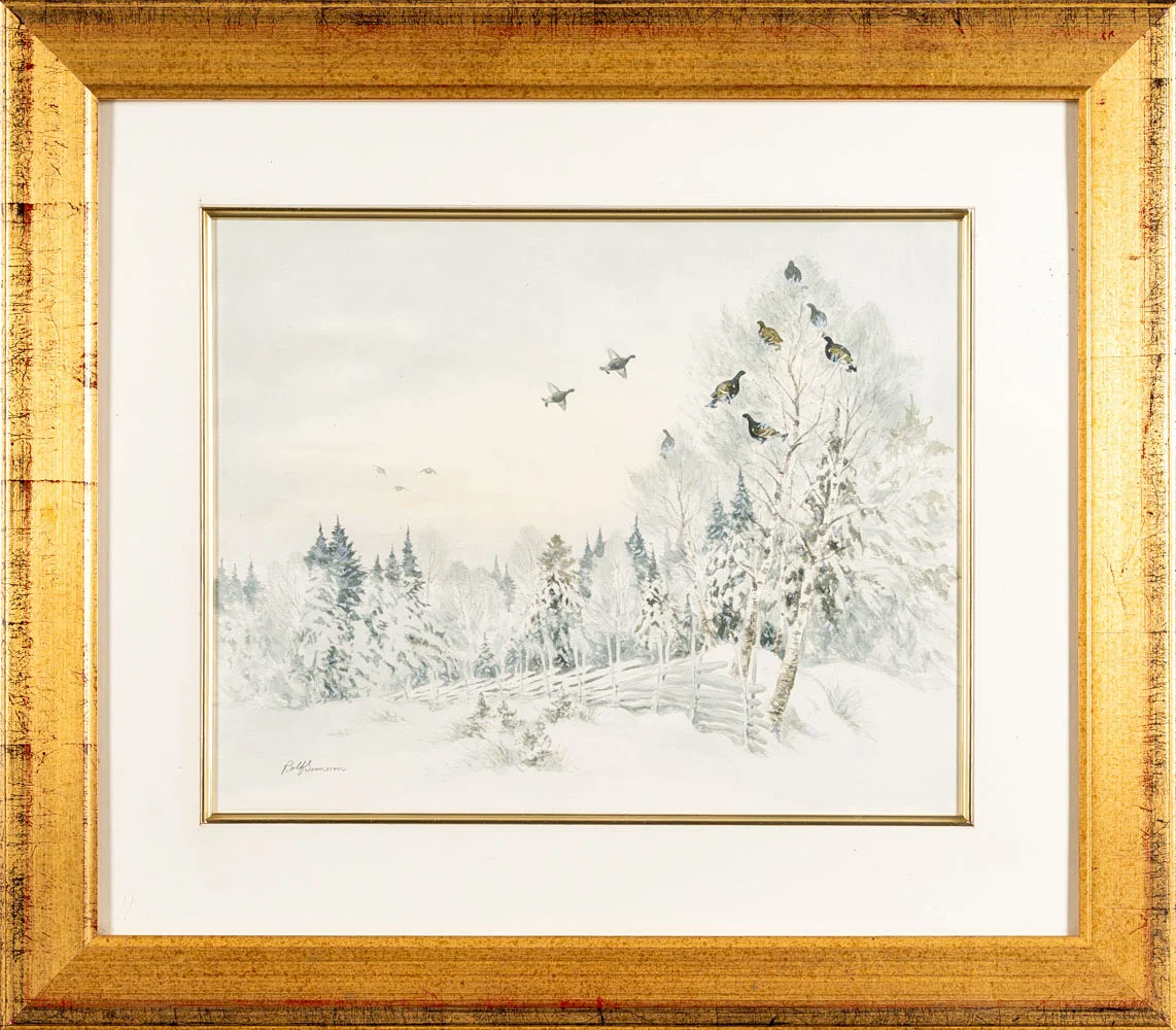 ROLF SVENSSON. Akvarell på papper, Signerad. — Paintings — Norrlands Auktionsverk