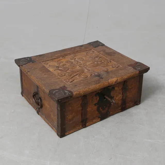 SKRIN, ek, barock, 1600/1700-tal.