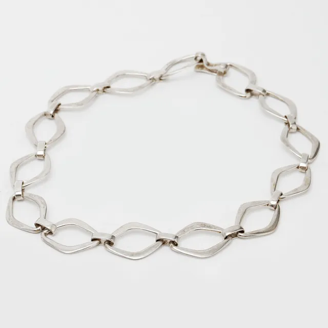 SVEN ERIK HÖGBERG. Collier, silver, Göteborg, 1972.