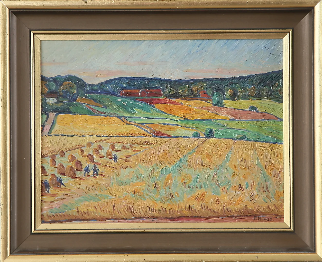 PATRIK REUTERSVÄRD. Olja på pannå, signerad P.R. 1900-tal. — Paintings — Kalmar Auktionsverk