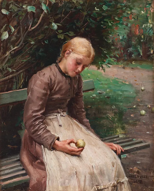 Axel Kulle, Flicka med äpple.