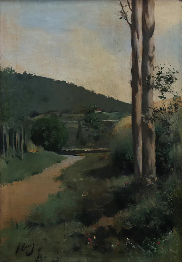 RAMON CASAS. Landscape.