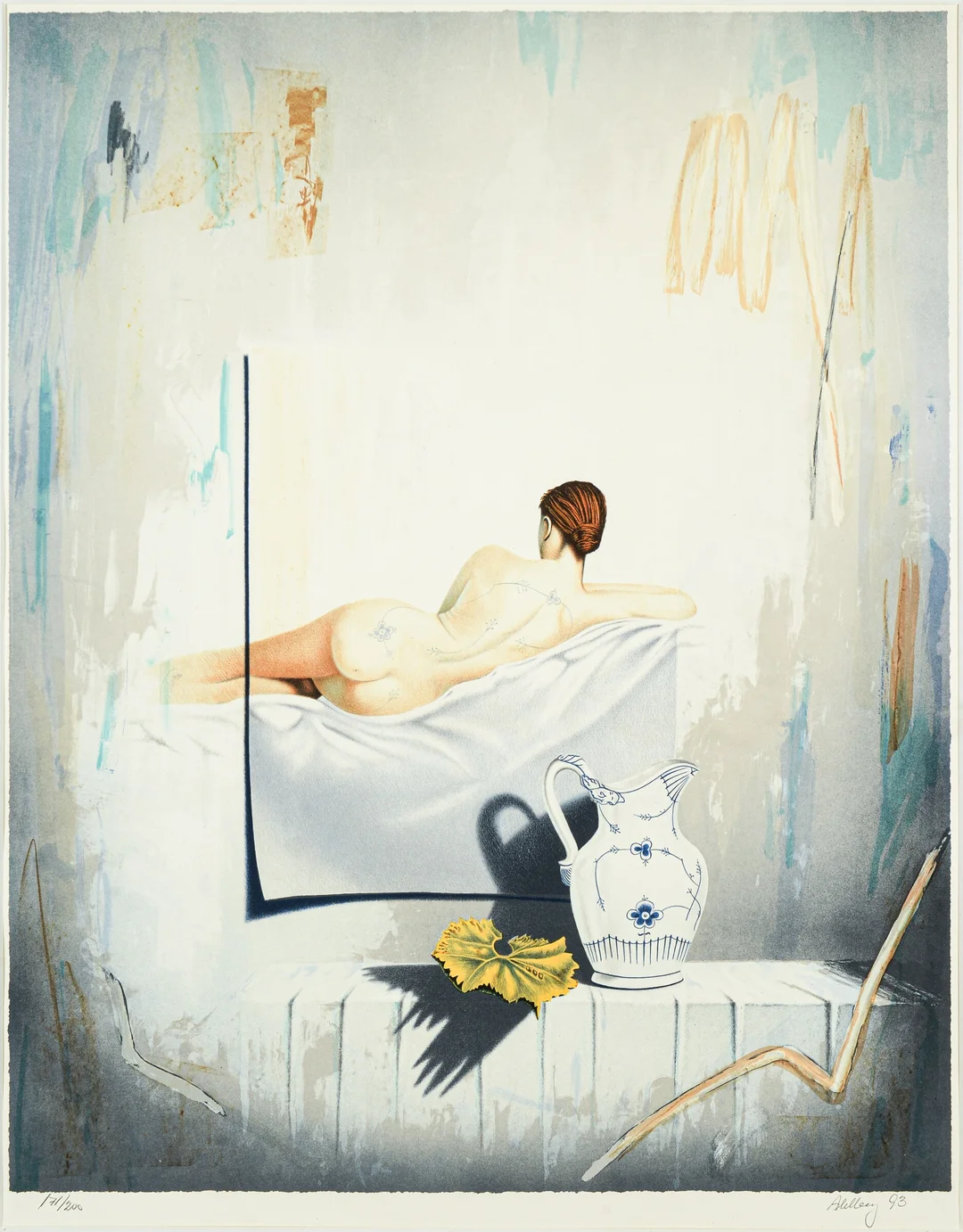 Ole Ahlberg. Surreal composition — Paintings and sculptures/Modern pictorial arts — Lauritz