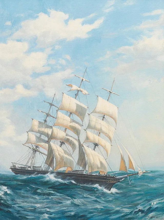 MAGNUS KROOK. SKEPPSPORTRÄTT.