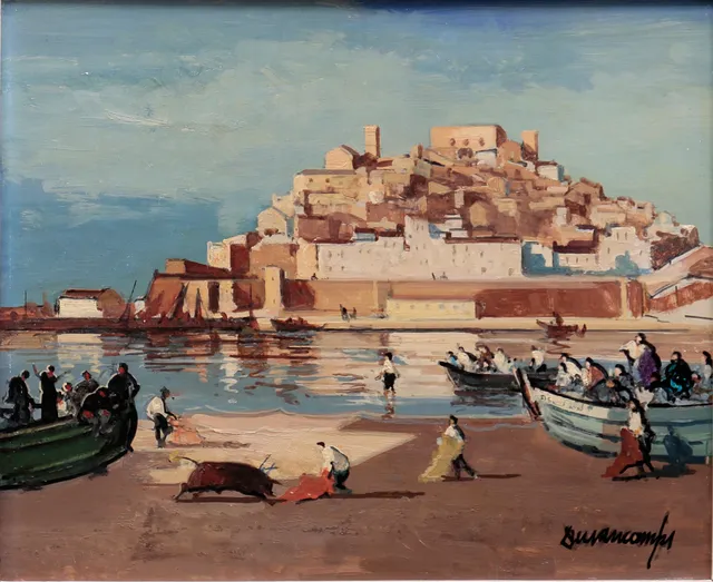 RAFAEL DURANCAMPS. View of Peñíscola.