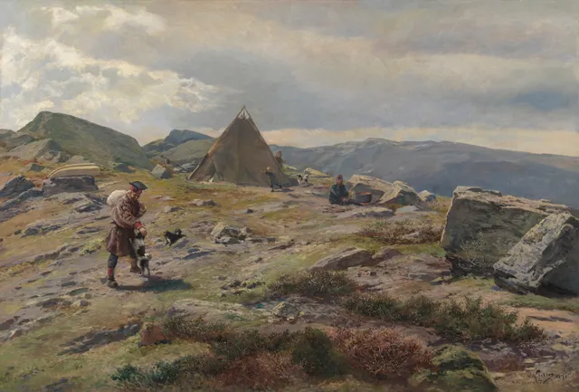 Peters, Wilhelm — "Willkommen. Lapland" 1891