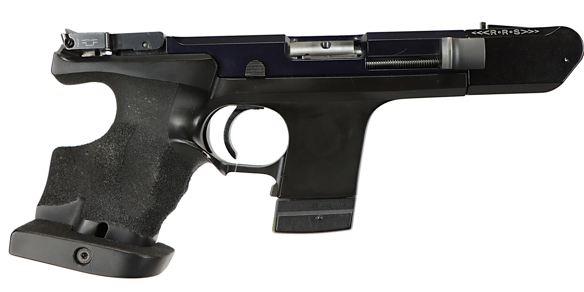 PISTOL, Halvautomatisk, fabrikat Hämmerli, modell SP20, kaliber .22LR, tillv.nr 19376, se-nr SE2144468. — Pistols — Walter Borg