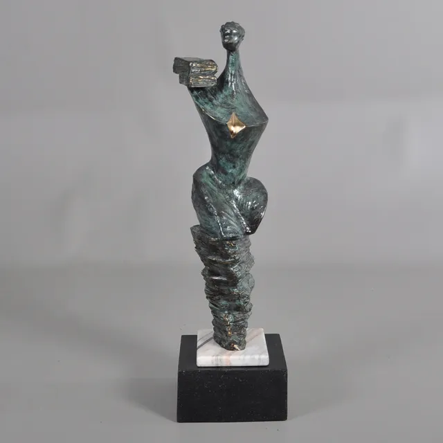 STAN WYS. Skulptur i brons Cecilia 93 cm signerad och numrerad 5/6.
