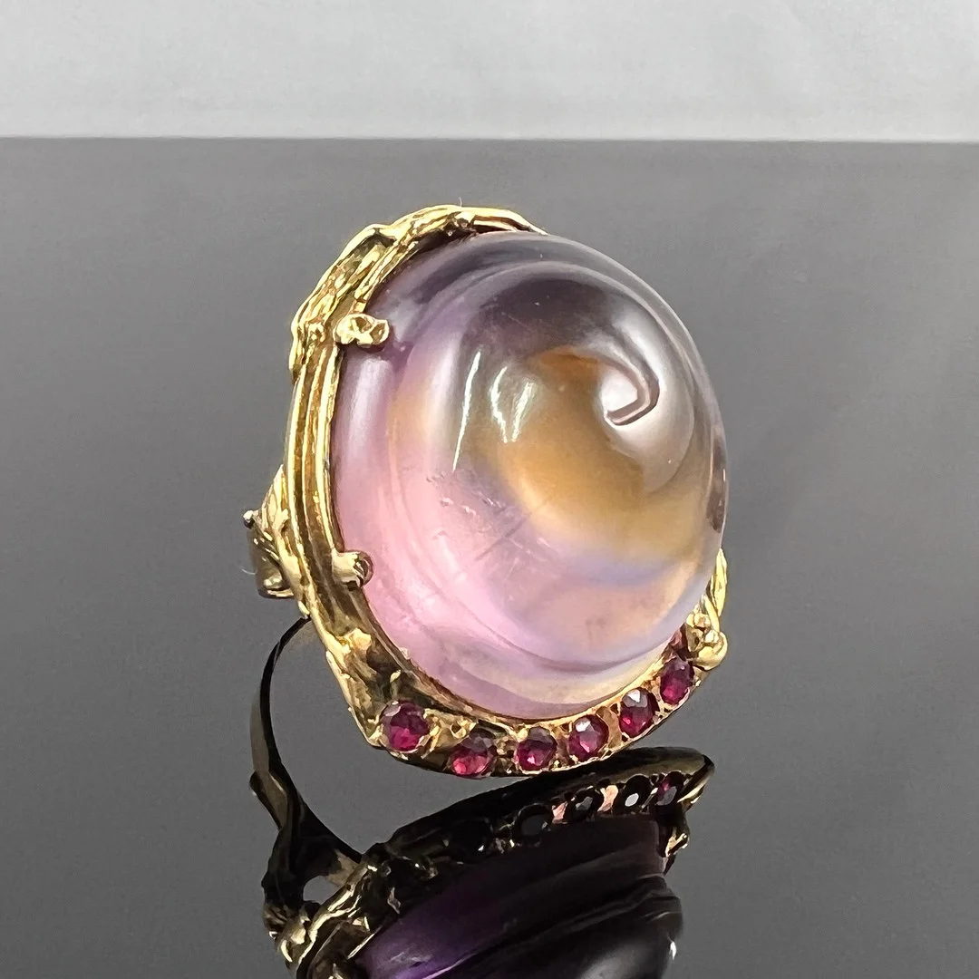 Ring mit Amethyst. — Rings — Stockholms Auktionsverk Düsseldorf/Neuss