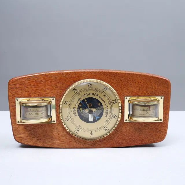 BAROMETER, samt termometer och hygrometer, 1960-tal.