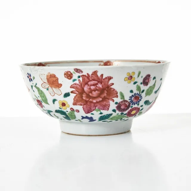 SKÅL, porslin, Kina, famille rose, 1700-tal.