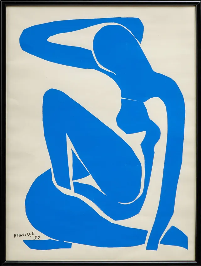 HENRI MATISSE. Efter, färgseriegrafi, signerad i trycket.