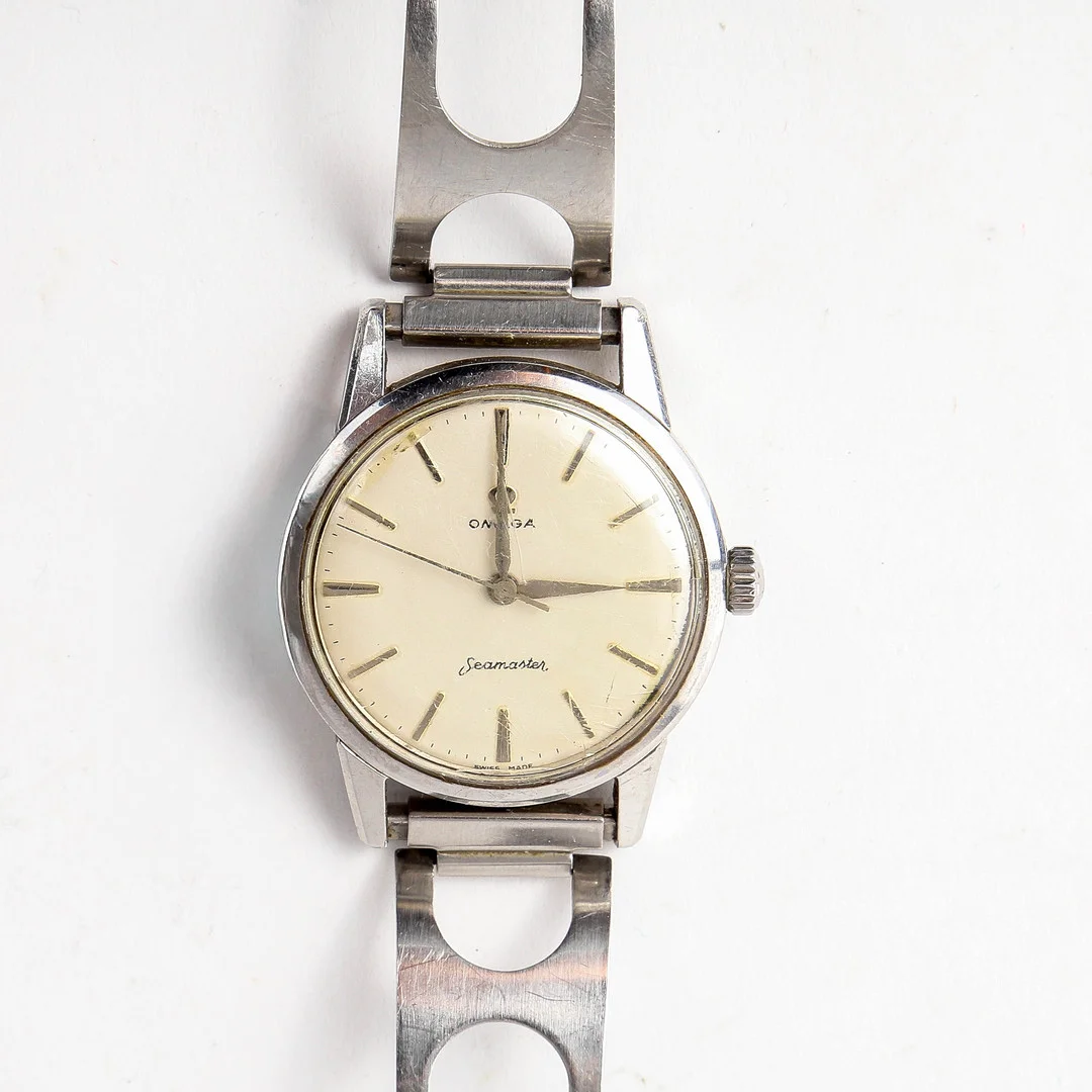 Omega Seamaster herreur af stål, 1960'erne. — Wristwatches — Bidstrup Auktioner
