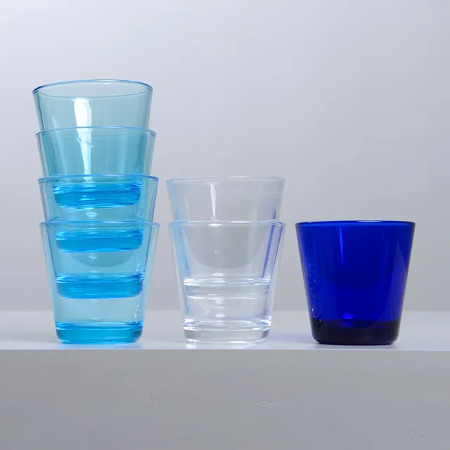 KAJ FRANCK. Glas, 7 st, "Kartio", Iittala, Finland.