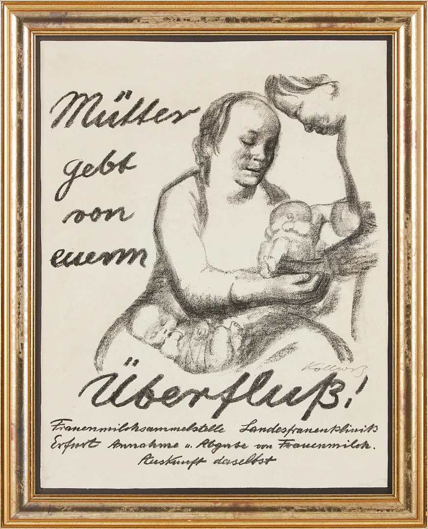KÄTHE KOLLWITZ (TYSKLAND 1867‑1945). ”Mütter gebt von eurem Überfluß!”. — Engravings & Prints — Stockholms Auktionsverk Magasin 5