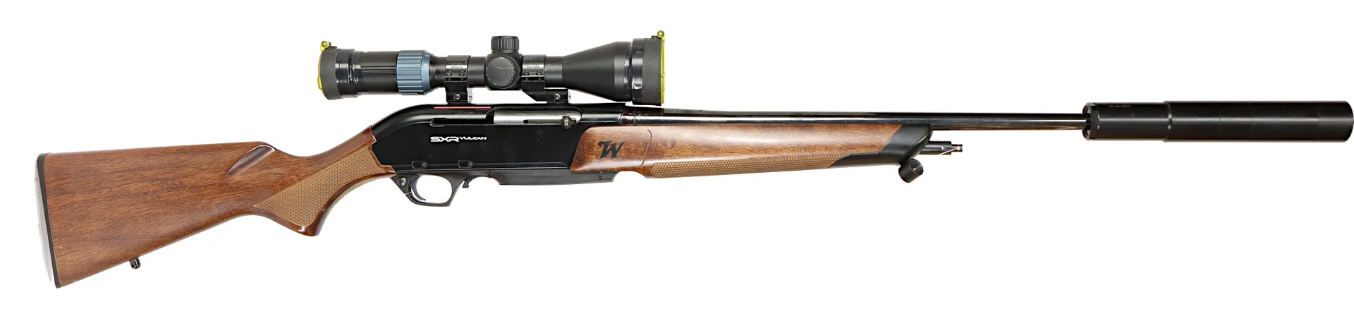 KULGEVÄR MED LJUDDÄMPARE, fabrikat Winchester, modell SXR Vulcan, kaliber .30-06, tillv.nr 31AMP02098, se-nr SE2319978. — Rifles — Walter Borg