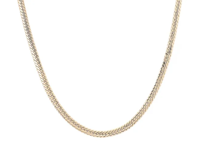 COLLIER, 18K guld, fantasilänk, ihålig, längd 41,5 cm, mindre bucklor, vikt 15,7 g.