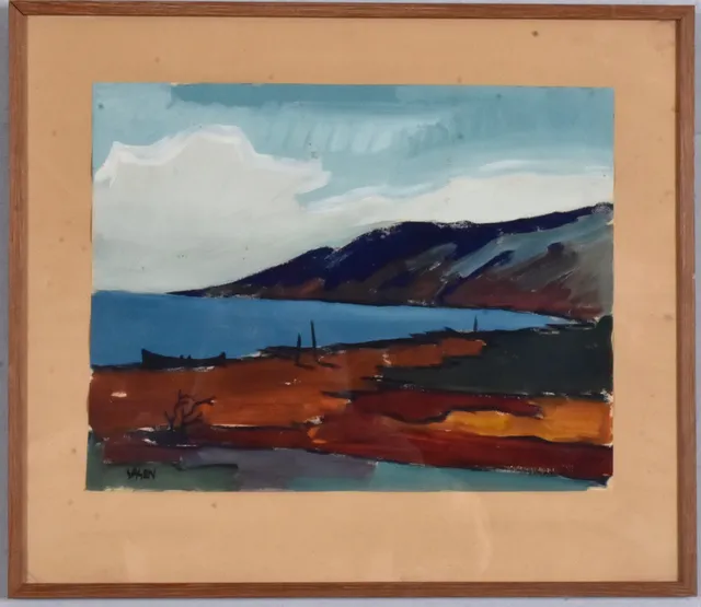 STIG SASEN. Gouache.