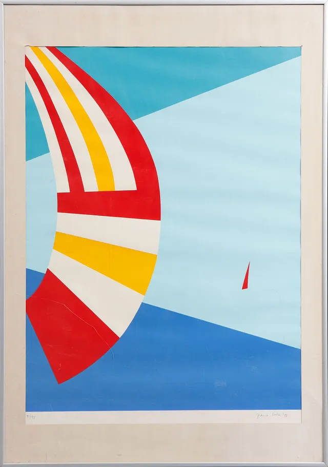 FRANCO COSTA. Segel, färgserigrafi, signerad och numrerad 82/95.
