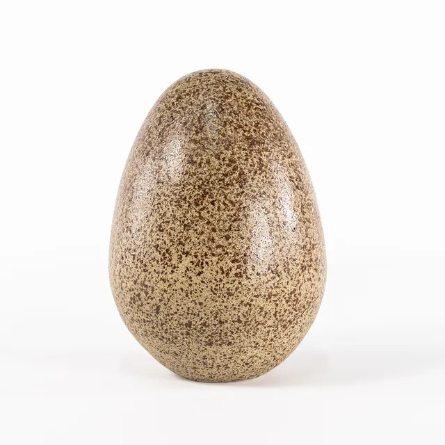 PER LILIENGREN. skulptur, ägg, höjd 20 cm.