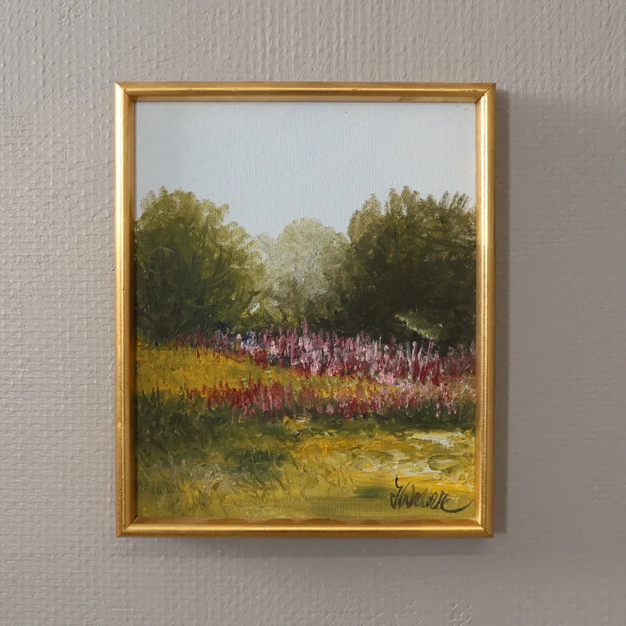 HELMUT WEBER. OLJA PÅ DUK, signerad. — Paintings — Höörs Auktionshall
