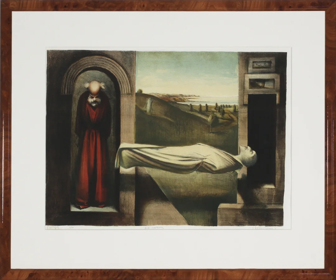 Sand, Vebjørn — "Post mortem" — Kunst/Grafikk — Blomqvist