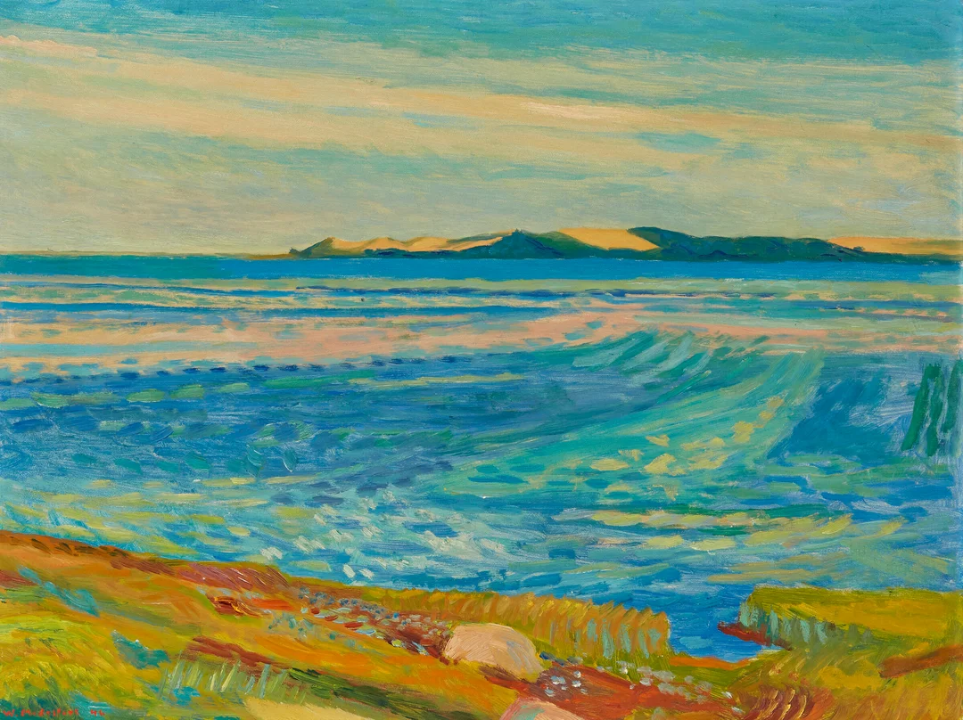 Midelfart, Willi — Kystlandskap, 1946 — Kunst/Maleri — Blomqvist