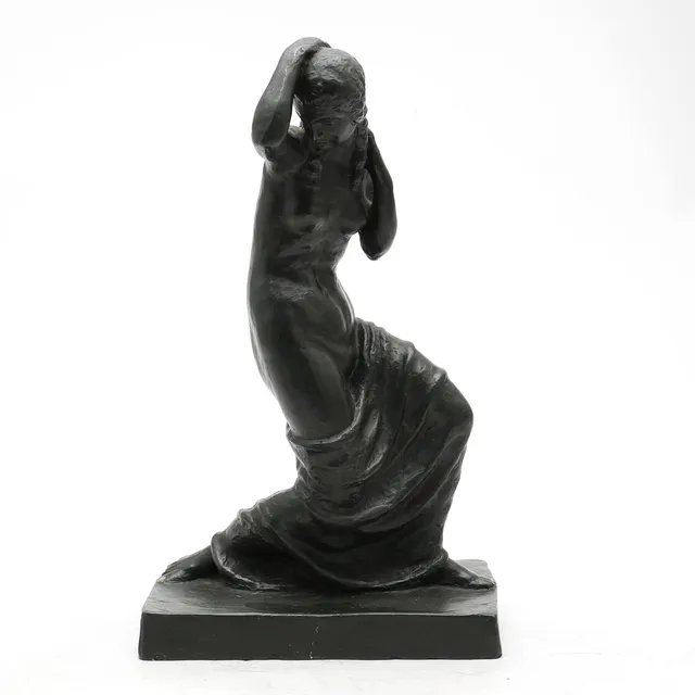 ATTRIBUTED TO FIDEL AGUILAR. Classic girl.